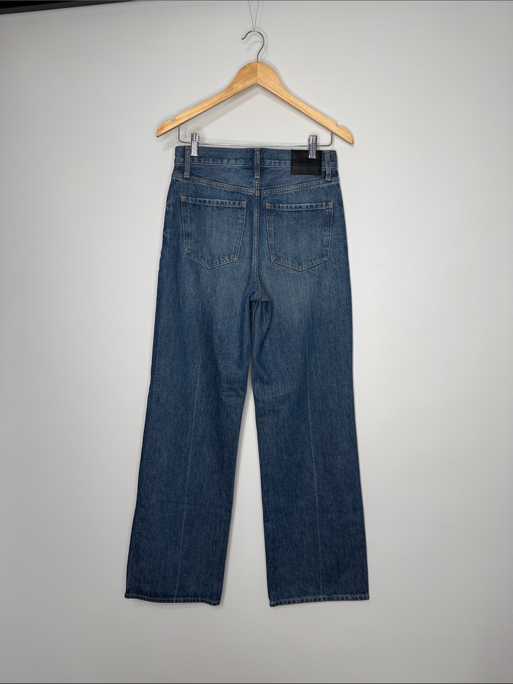 Express Wide Leg High Rise Rigid Jeans 2L - Picture 7 of 11